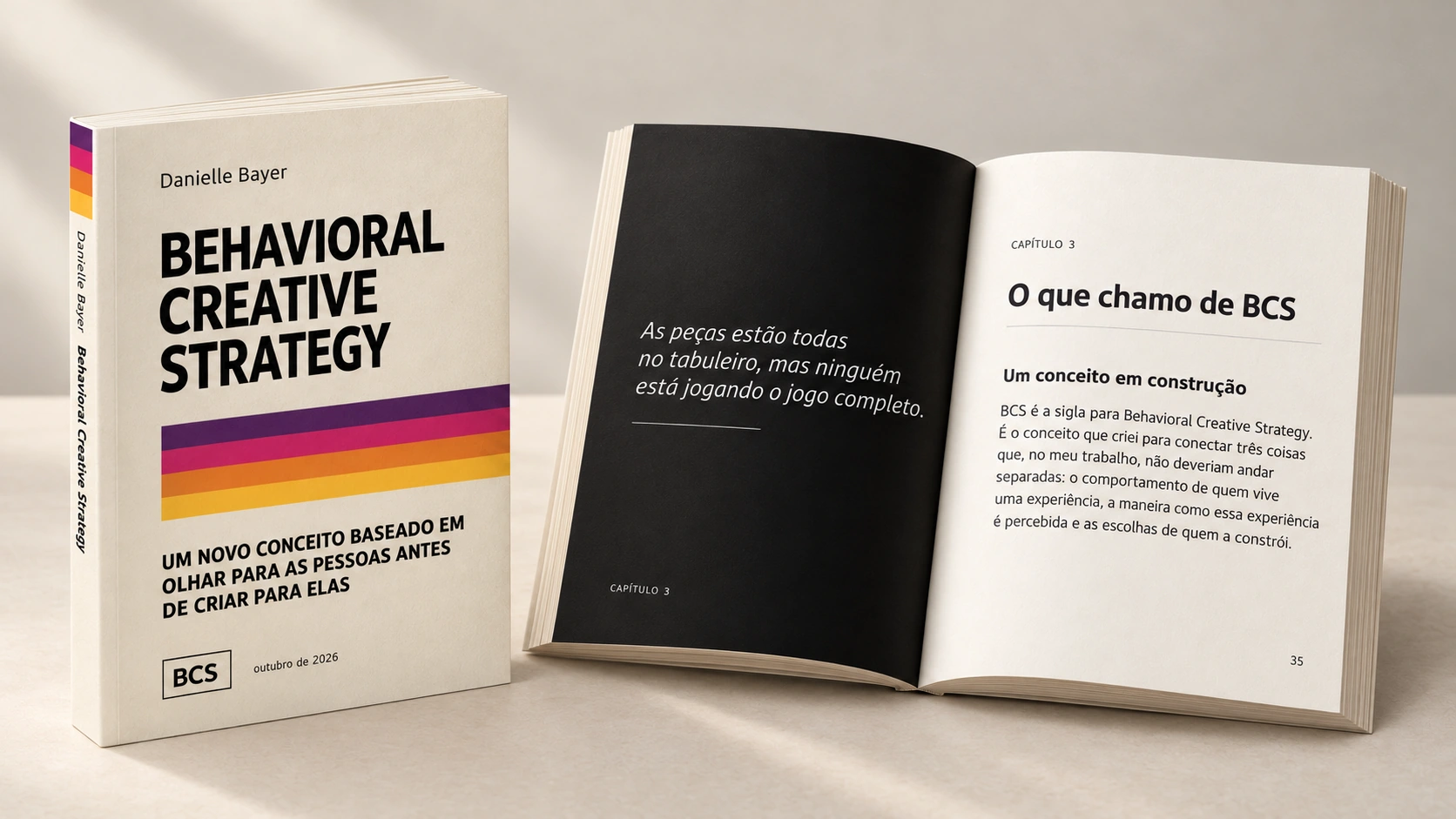 Mockup ilustrativo do livro digital BCS com o título atualizado e a frase: As peças estão todas no tabuleiro, mas ninguém está jogando o jogo completo